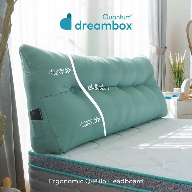 Quantum Dreambox Headboard Q-Pilo Sandaran Bantal Kepala Kasur