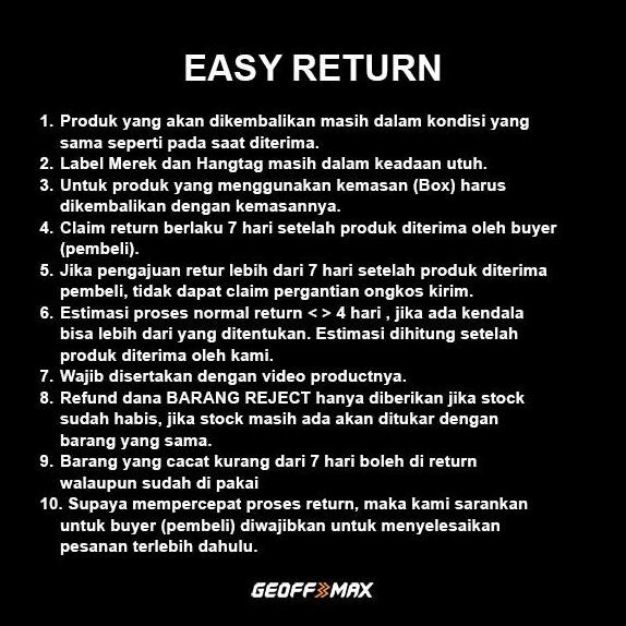 Geoff Max Official - Boston Black White | Sneakers Pria | Sepatu Pria