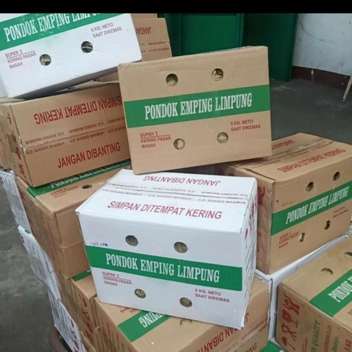 emping melinjo mentah 1 Dus isi 5 kg