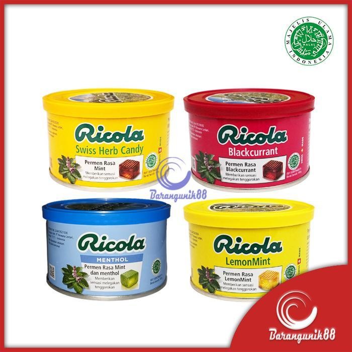 Ricola Menthol LemonMint Drum 100gr Permen