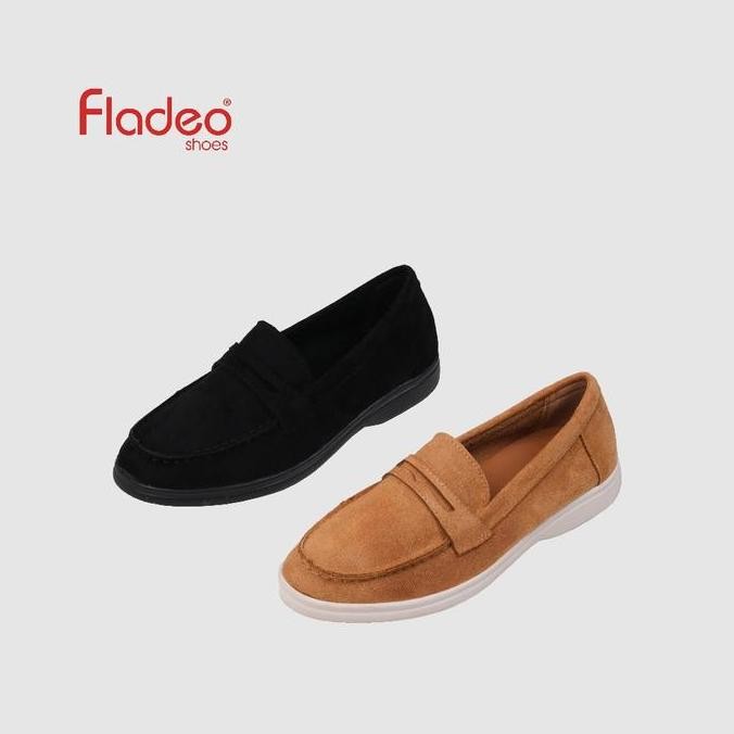 Fladeo B24/Lsfm513-1Br/Sepatu Moccasin Wanita [ Moccasin Shoes ]