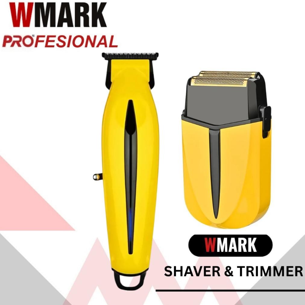 WMARK PROFESIONAL BUNDLING TRIMMER SHAVER WMARK 1202 WMARK 1902 RECHARGEABLE HAIR TRIMMER
