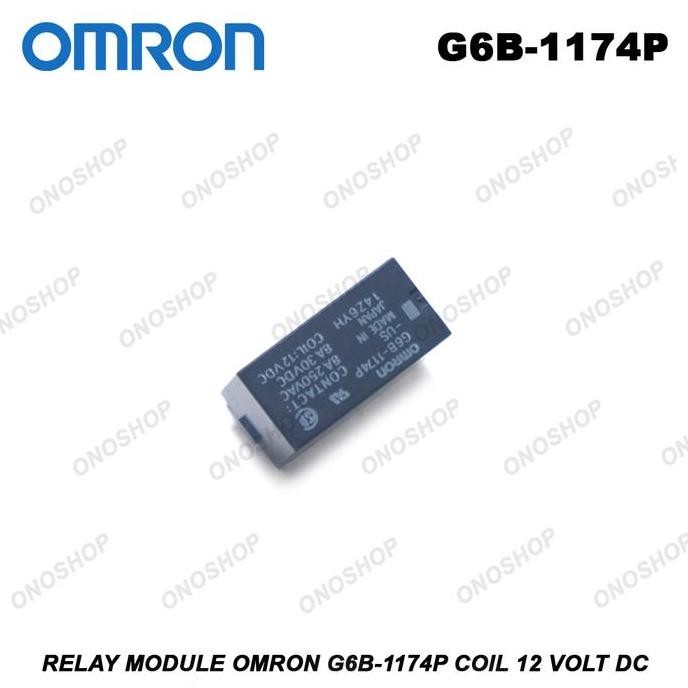 Relay Module OMRON G6B-1174P Coil 12 Volt DC