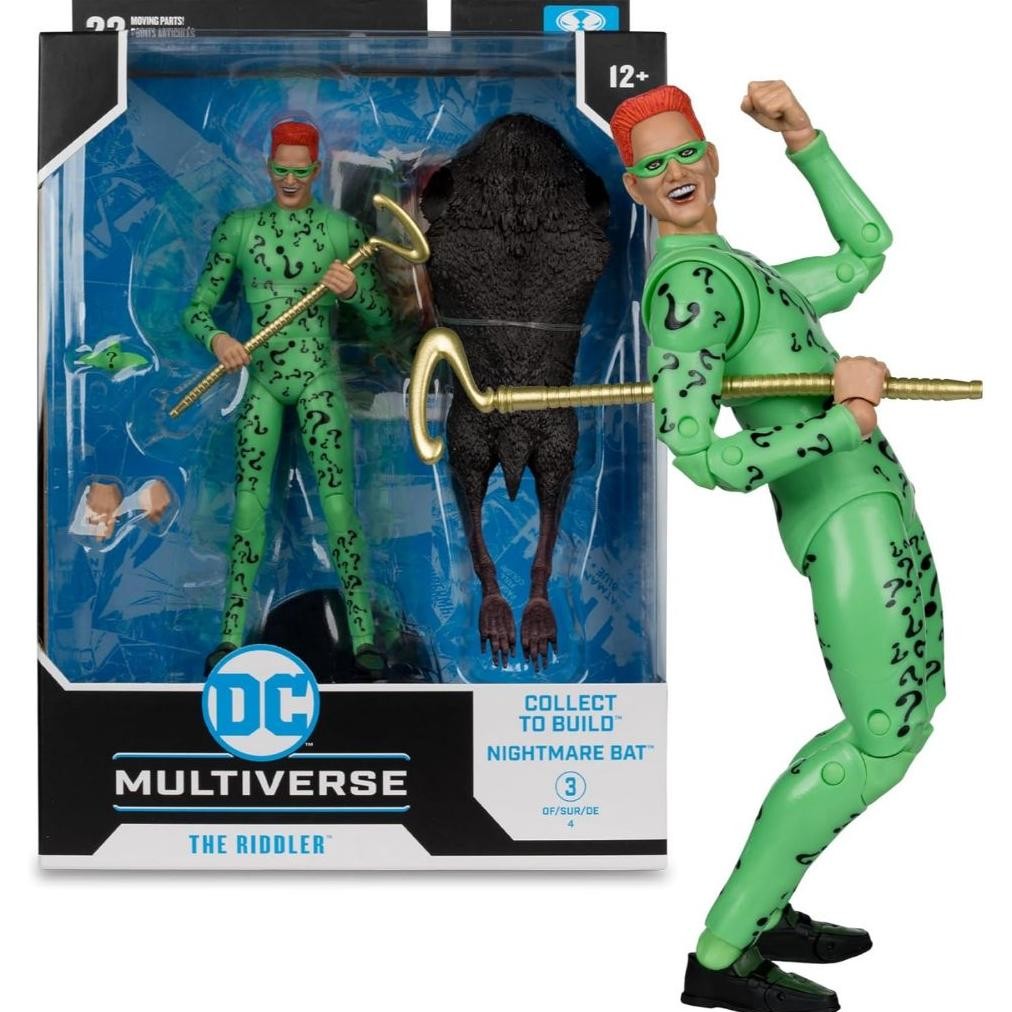MCFARLANE TOYS - DC MULTIVERSE THE RIDDLER (BATMAN FOREVER) 7IN BUILD-A FIGURE READY