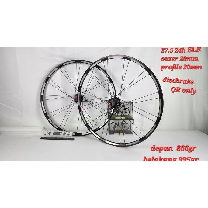 TERBARU Wheelset 27.5 SLR 24h XLR8 Murah Banget