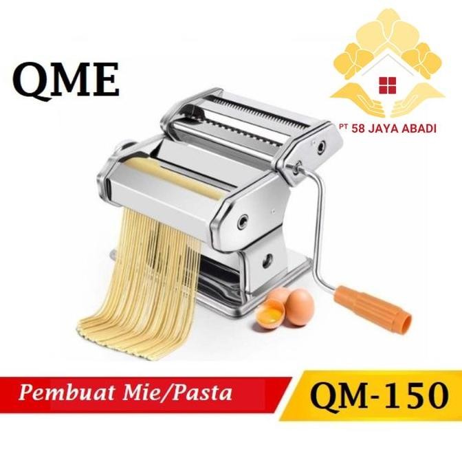 Gilingan Mie QME ATLAS 150 - Pembuat Pasta Manual Stainless Steel