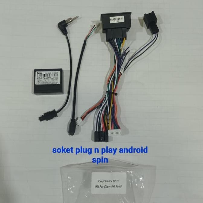 Kabel Soket Plug N Play Chevrolet Spin + Canbus