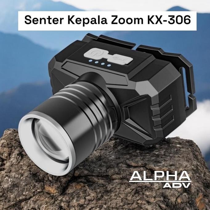 Senter Kepala Zoom KX 306 Cree Led 30Watt 30 W Waterproof