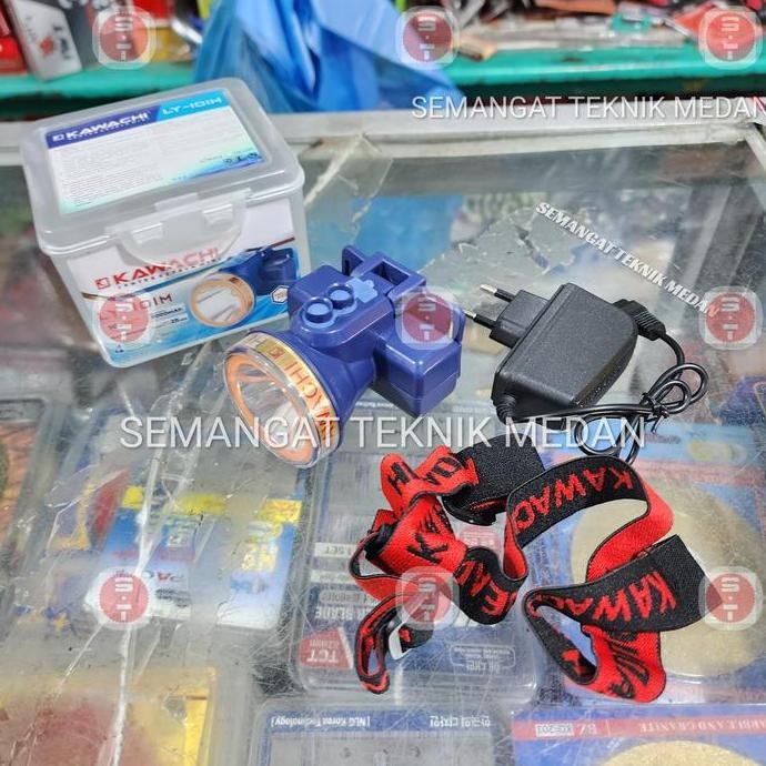 LY-101M SENTER KEPALA RECHARGEABLE MINI HEADLAMP CAS 1 LED 10W KAWACHI