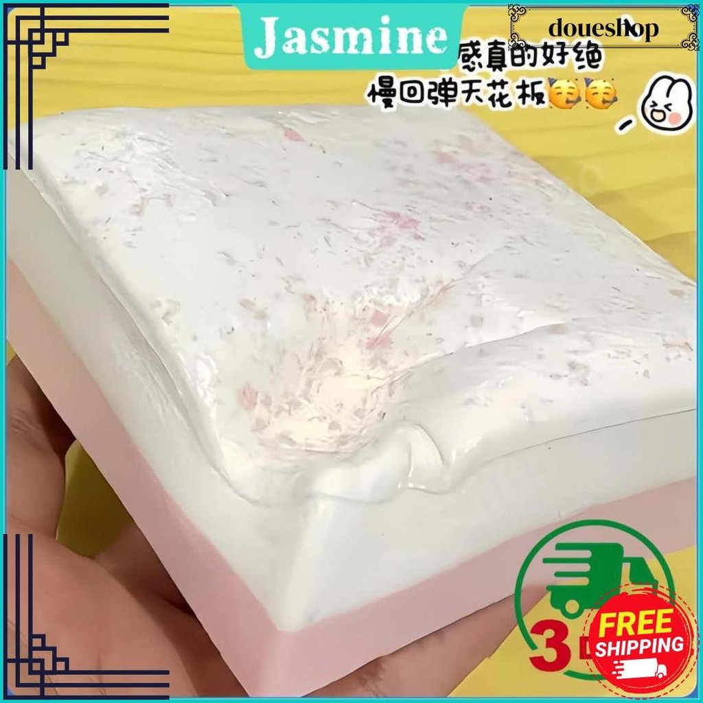 CodSquishy Jumbo Mousse Cotton Toast Super Soft Sticky Slow Rising Good Quality Termurah Banget
