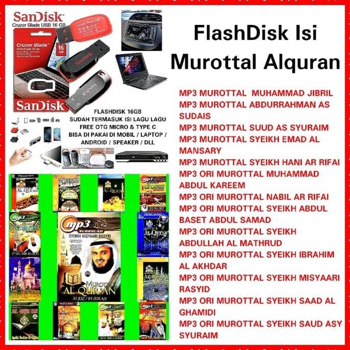 DV83 }} FLASHDISK ISI MUROTAL 30 JUZ LENGKAP
