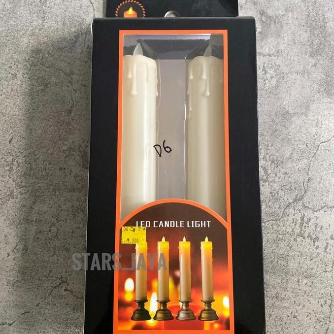 Lilin Lampu LED Panjang, Lilin LED Tinggi, Hiasan Dekorasi