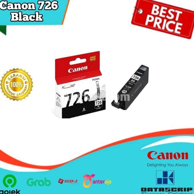 DY101 >> Tinta Canon CLI-726 Black/Cyan/Magenta/Yellow Original Ink Cartridge