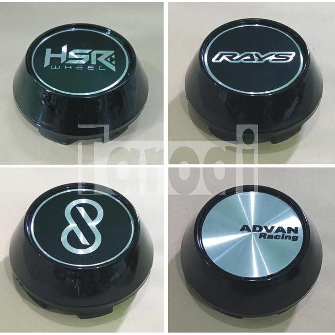 4 pcs Tutup as roda mobil dop Center Velg Advan enkei hsr ssr rays spoon oz racing volk work model K