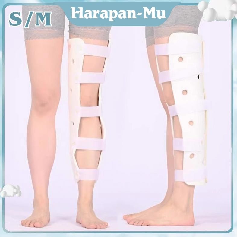 UGNDA Deker Kaki Lutut Orthosis - Alternatif Gips Modern Ukuran Adjustable Penyangga Kaki Patah