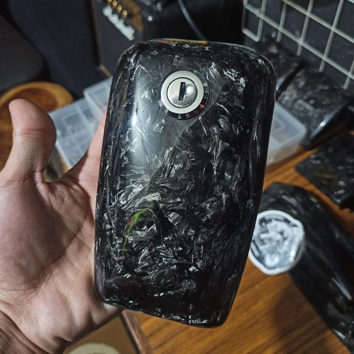 COVER TUTUP TANGKI YAMAHA RX KING CARBON KEVLAR Original