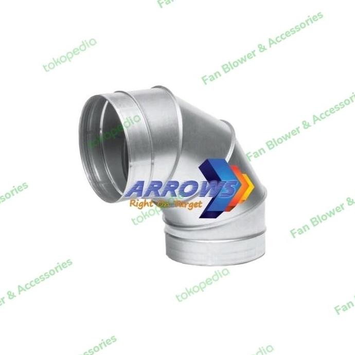 Ducting Elbow 12 inch Elbow ducting konektor 12 inch 90 size 12 inch TERBAIK