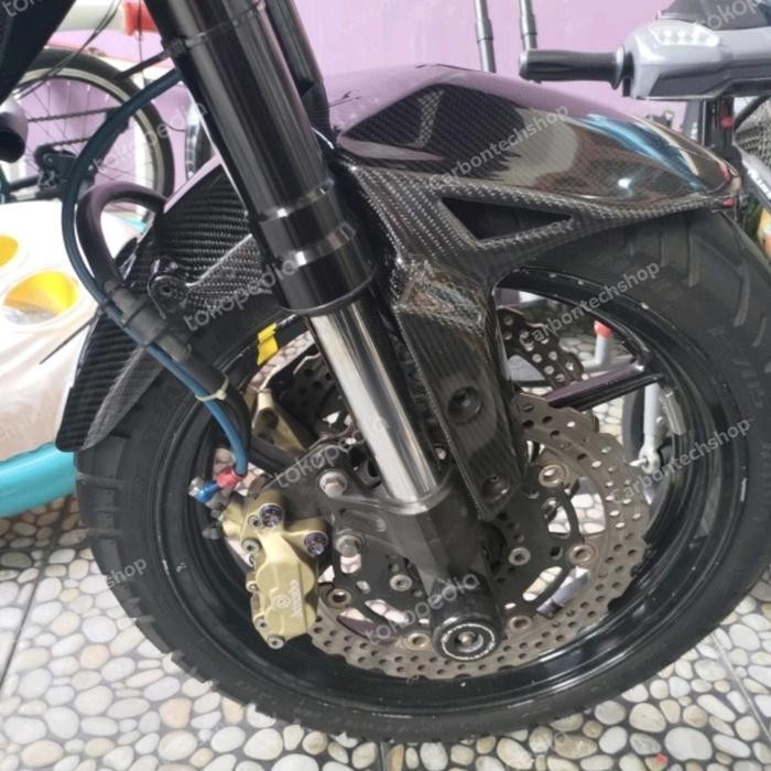 Spakbor depan Carbon Kevlar Kawasaki Versys 650 Original
