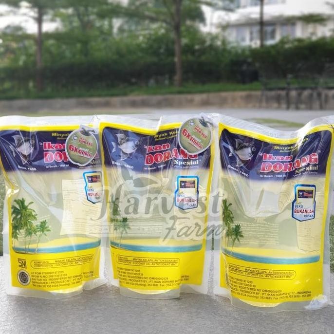 Minyak goreng Ikan dorang (asli minyak kelapa) AS