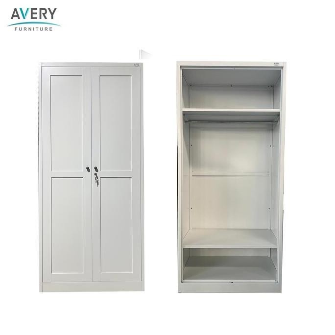 Promo Avery - HMF SW - Lemari Pakain Besi 2 Pintu COD