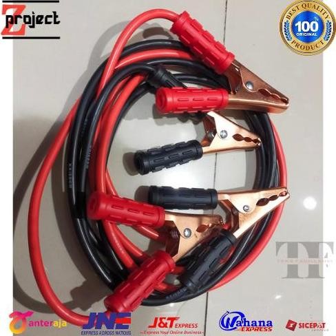 Krisbow Kabel Jumper Aki 2,5 Mtr 200A / Kabel Jumper Aki Krisbow 200A