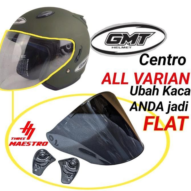 Kaca Helm GMT CENTRO Visor FLAT venom open gmt sentro visor ganteng
