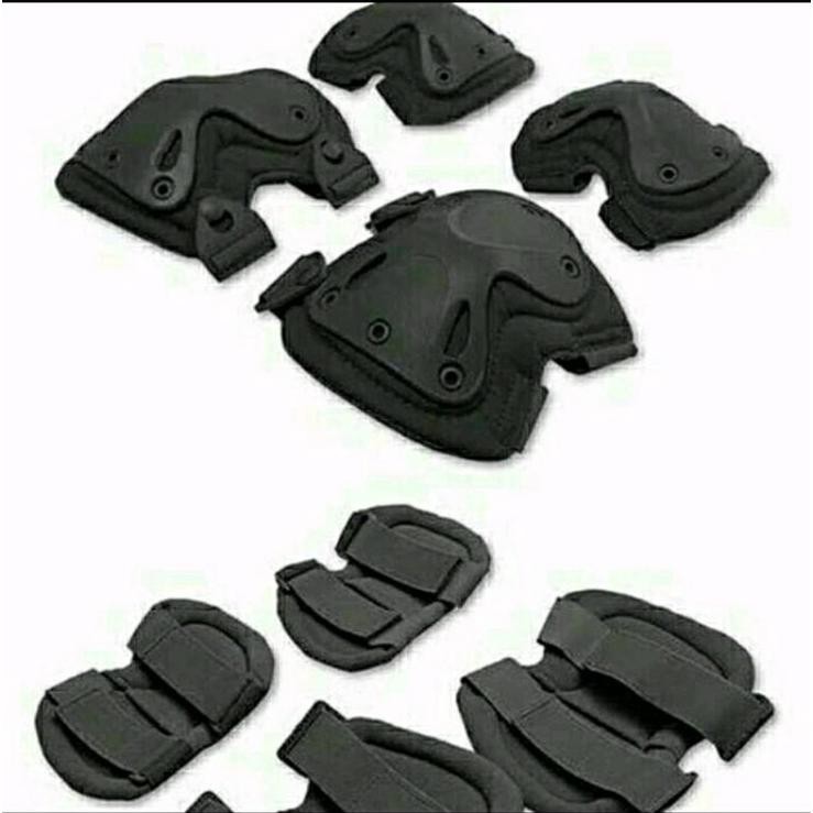 deker tactical full set deker pengaman lutut dan siku tactical outdoor