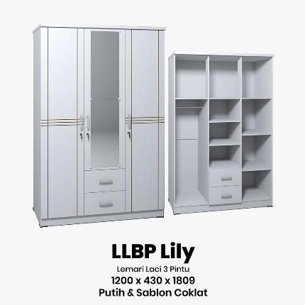 Promo LEMARI PAKAIAN 3 PINTU OLYMPIC LEMARI BAJU OLYMPIC COD