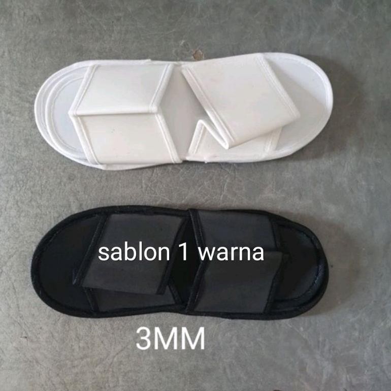 Slipper Sandal Hotel Custom Bahan Spond 3mm