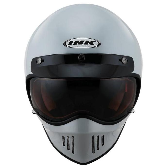 Helm INK TROOPER Solid Full Face Retro Klasik Original
