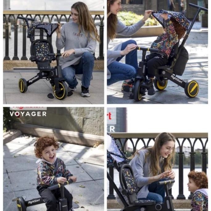 Right Start Voyager 7 In 1 Trike Compact Folding Tricycle / Sepeda Anak