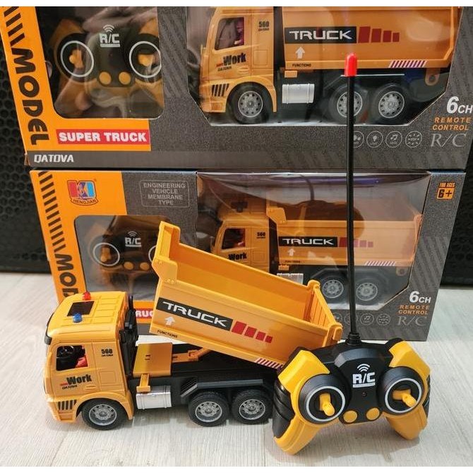 Mainan Rc Truck Dump Remote Control Truk Pasir