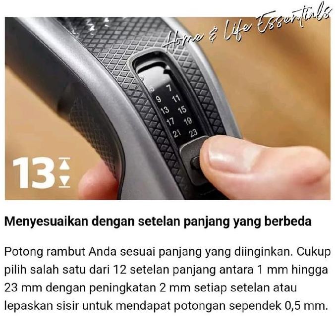 Philips Hair Clipper Hc3525 Alat Cukur Rambut Philips