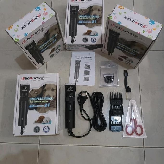 Cod Sepaket Mesin Cukur Domba Baorun S1+Mata Pisau Cadangan  +Gunting Tanduk Domba