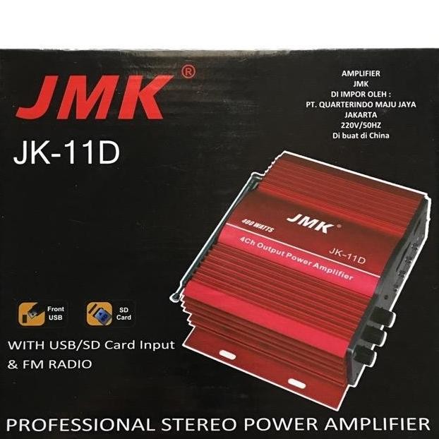 Ampli Mobil  Amplifier Mobil Dc 12V Jmk Jk11D
