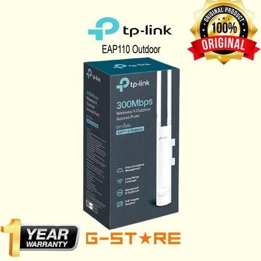 TERMURAH - ACCESS POINT Tplink EAP110 Outdoor 300Mbps EAP 110 EAP-110 TP-LINK