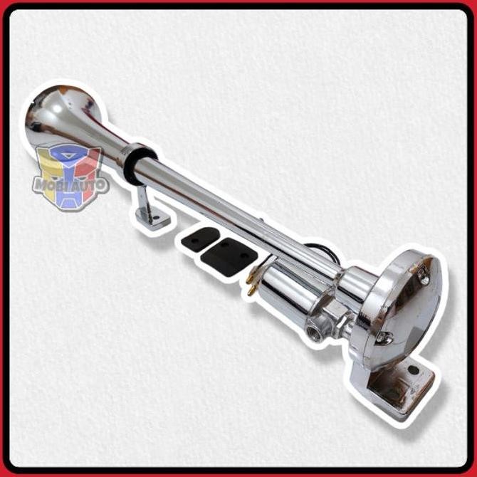 Klakson Angin Terompet Air Horn 1 Corong Mobil 12V 24V
