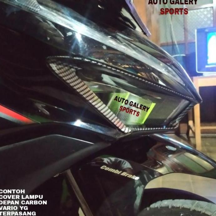 Garnish List Lampu Depan Vario 125/150 New Carbon Nemo