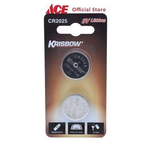 ACE - Krisbow Baterai Cr2025 2 Pcs