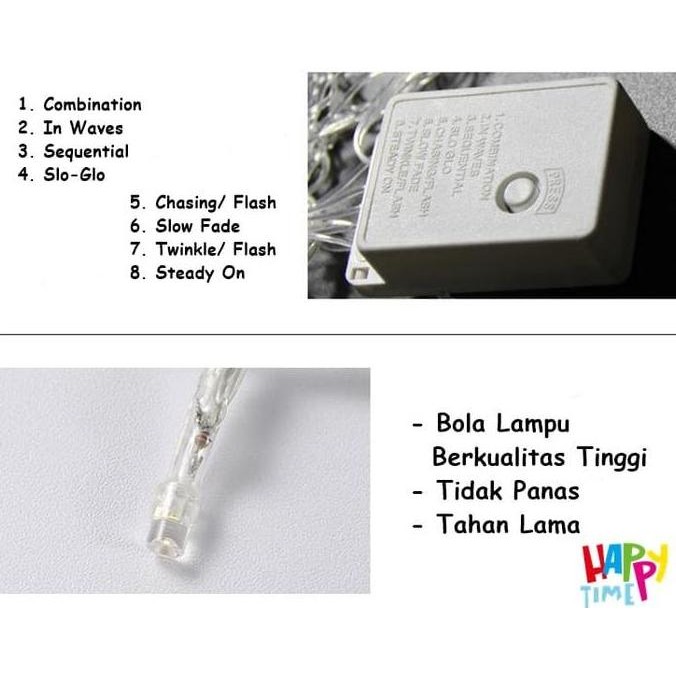 LAMPU LED TIRAI LAMPU TUMBLR LAMPU TIRAI LED LAMPU DEKORASI KAMAR