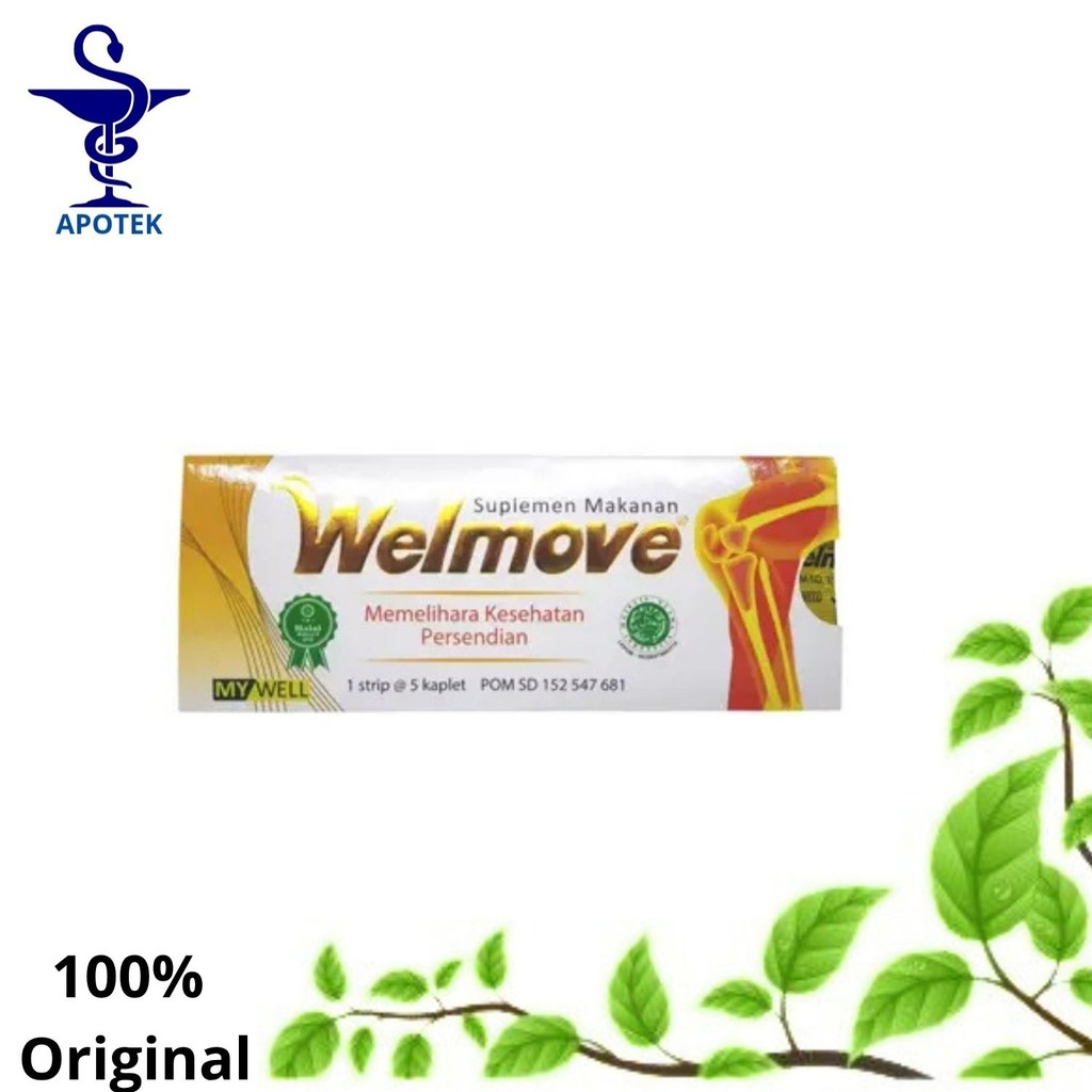 Welmove Strip 5 tablet Suplemen Sendi Dan Tulang