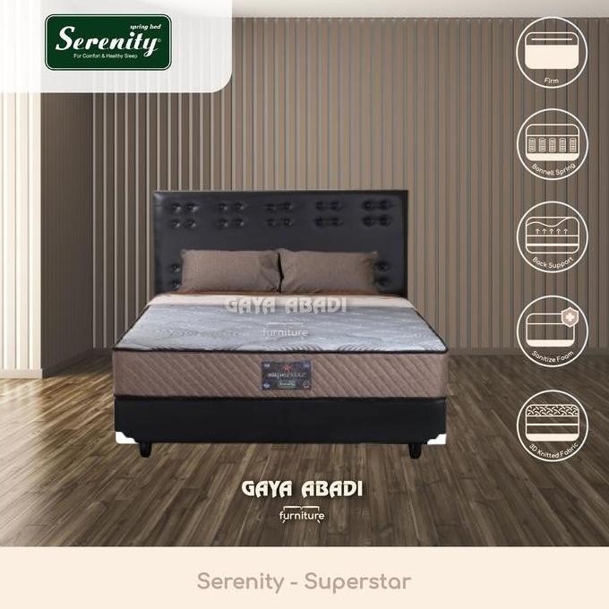 Springbed Serenity Superstar / Kasur Serenity Superstar -  Serenity by Elite Springbed