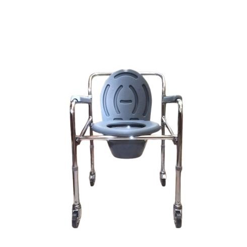 PROMO Kursi Toilet Toilet Chair Commode Chair Stainless Steel Tempat BAB Portable Sella