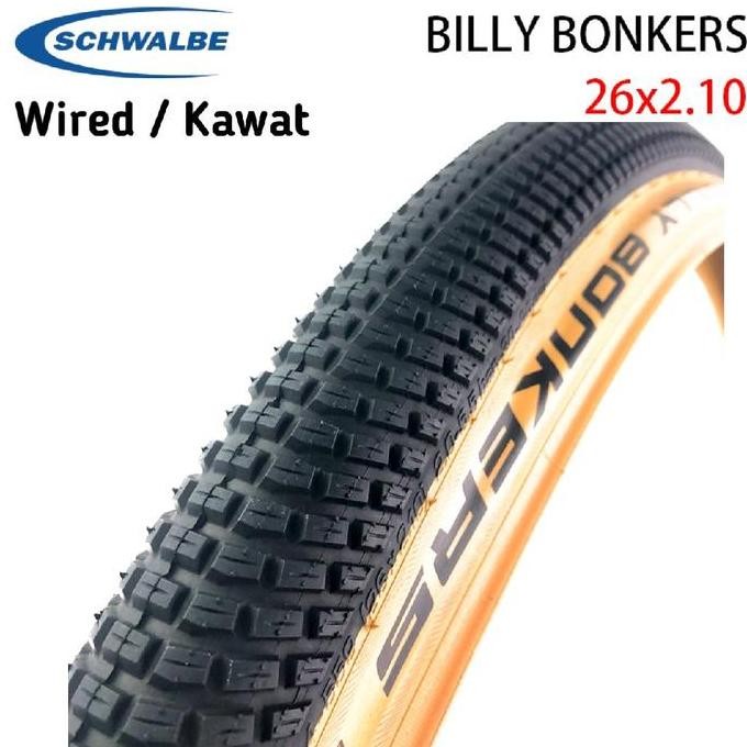Tire Schwalbe Billy Bonkers 26 X 210 Wired Kawat Tanwall - Ban Luar 26 X 2.10 Schwalbe Billy Bonkers