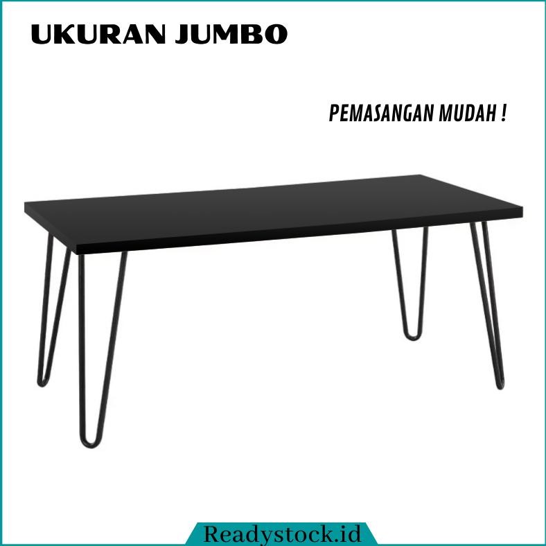 SWALLOWTAIL- Readystock.id Meja Tamu Minimalis Meja Kopi Ukuran Besar 120x40cm 100x40cm 90x30cm 80x6