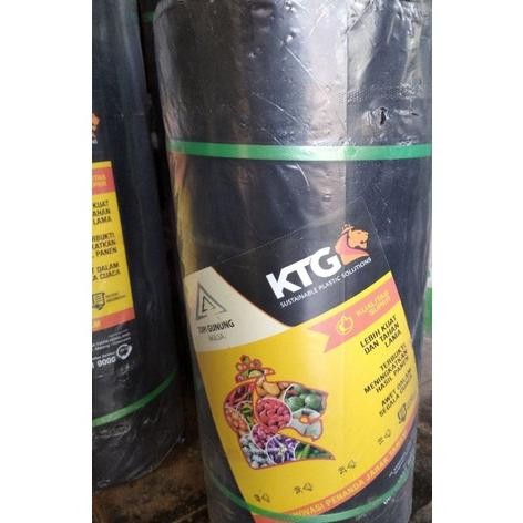 LEGOLANT- MULSA PLASTIK Hitam Perak 1 Meter Merek KTG 17 KG