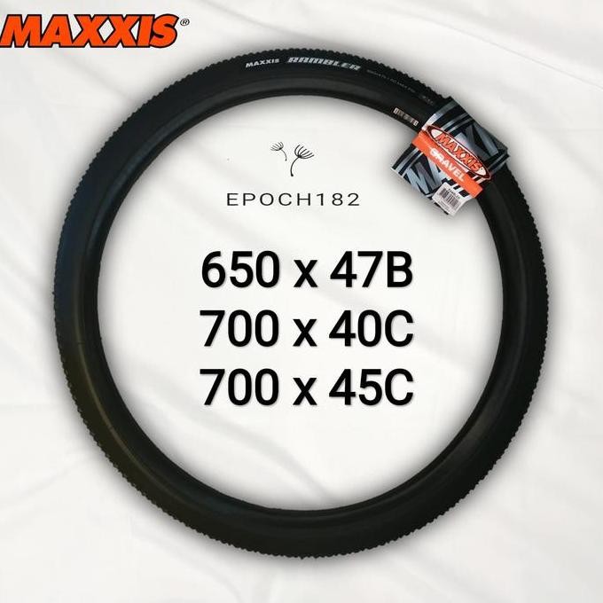 Ban Luar Sepeda Maxxis Rambler 650 X 47B, 700 X 40C & 700 X 45C Wired Best Quality