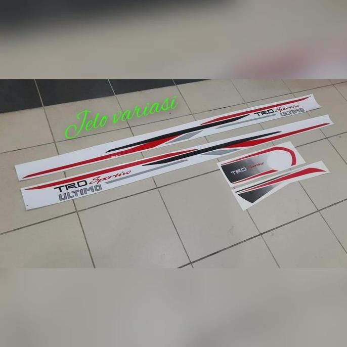 Stiker Mobil Rush / Terios Trd Ultimo Tahuun 2014 - 2017 - Varian