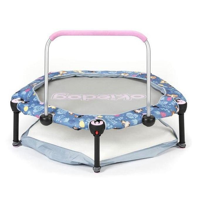 Okiedog Trampoline 90020 Tropical Jungle Blue NS