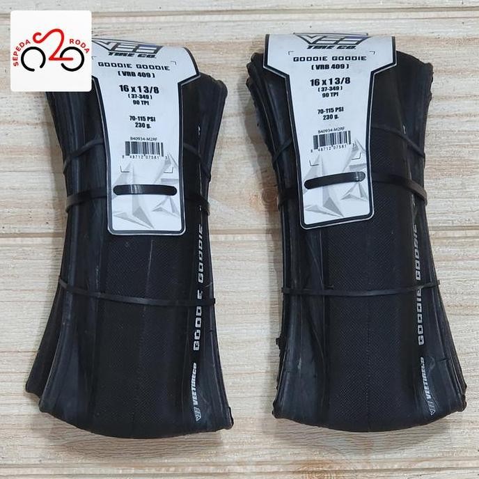 Ban Luar Vee Tire Goodie Goodie 16X1-3/8 Kevlar Enak Empuk Bromptonn Termurah